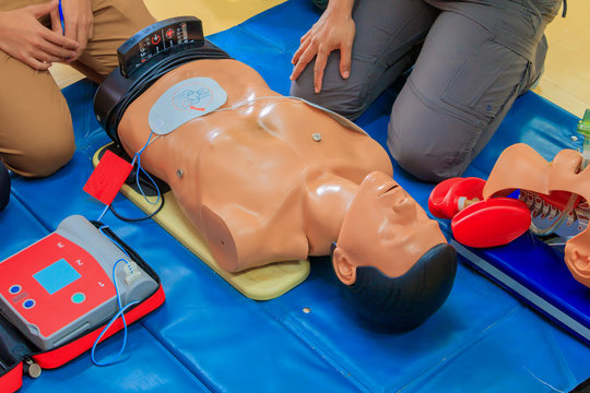 dummy in training cpr medical emergency refresher