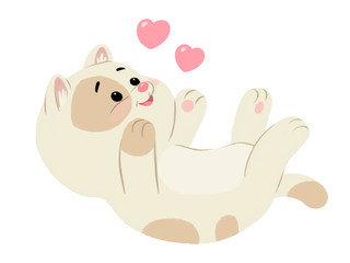 Kitten cartoon character