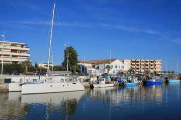 Port de plaisance de Carnon, France