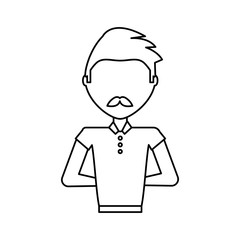 man  vector iilustration