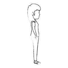 beautiful woman avatar character