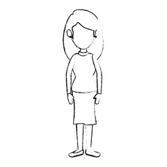 beautiful woman avatar character