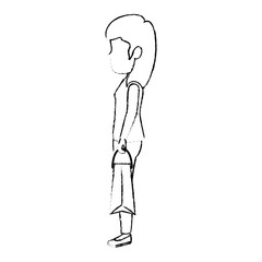 woman with shopping bag