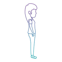 beautiful woman avatar character