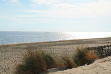 Plage du Grand travers dans l'Hérault, France