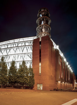 Fototapeta Stary browar (old brewery) shopping mall in Poznan city, Poland