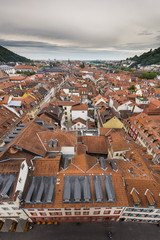 Roofs of the city of Heidelberg, Germany