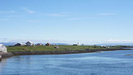 Fähre über den Breidafjördur zu den Westfjorden / Landschaft West-Island