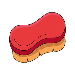 cleaning brush isolated icon