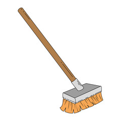 brush clean isolated icon