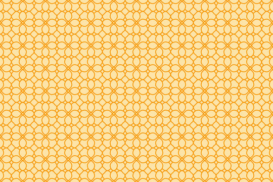  Vector seamless pattern with geometric style background. for printing on fabric, paper for scrapbooking, wallpaper, cover, page book. orange color