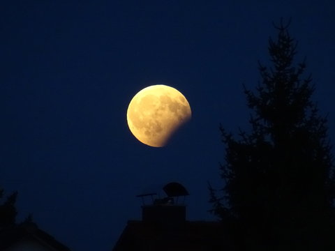 Der Mond. Vollmond und Mondfinsternis....