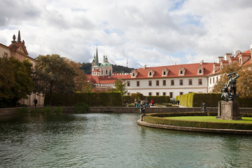 Obraz premium Wallenstein Garden (Waldstein Manege) in the Prague. Czech Republic