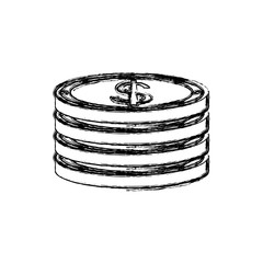 coins  vector illustration