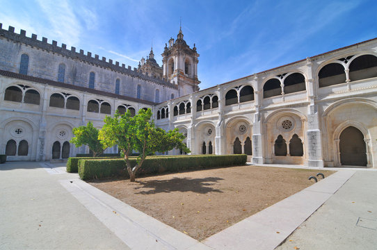 The Alcobaça Monastery   - Roman Catholic church located in the town of Alcobaça, Portugal.
