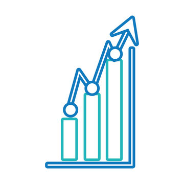 data stadistic vector illustration