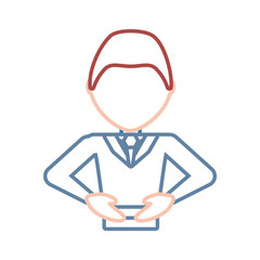 Obraz premium man vector illustration