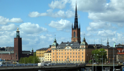 Architecture of Stockholm, Sweden.