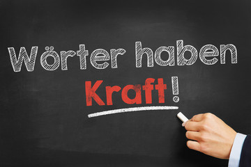 Wörter haben Kraft! in der Schule