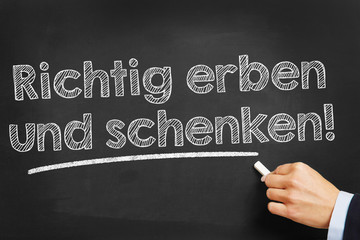 Richtig erben und schenken