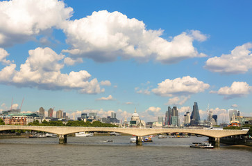 Fototapeta na wymiar London Cityscape with the river Thames
