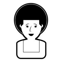 cartoon woman icon