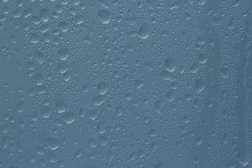 texture of a drop of rain on a glass wet transparent background