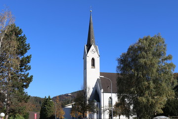 Fototapeta na wymiar Kirche in Klaus Weiler