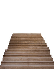 stone staircase isolated