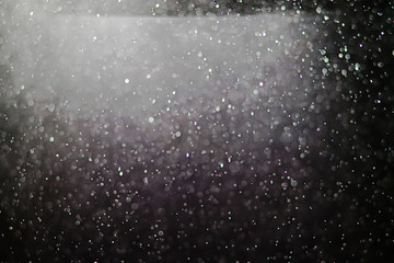 Naklejka na ściany i meble texture of rain and fog on a black background overlay effect