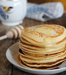 Pancakes with butter