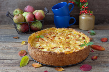 Apfel- Wein- Torte