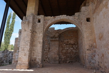 Esterno della Cripta del Crocefisso in Ruffano (LE), Puglia, Italia