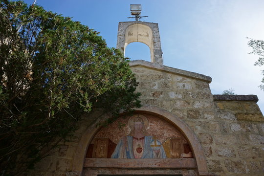 Esterno della Cripta del Crocefisso in Ruffano (LE), Puglia, Italia
