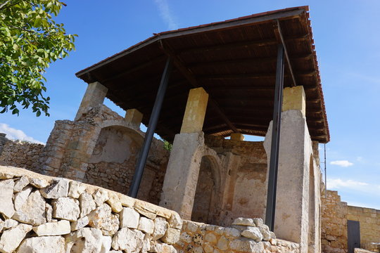Esterno della Cripta del Crocefisso in Ruffano (LE), Puglia, Italia