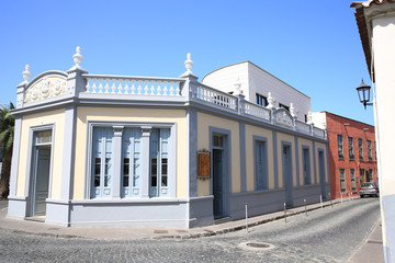 Historic town center in Garachico on Tenerife Island, Canary Islands, Spain