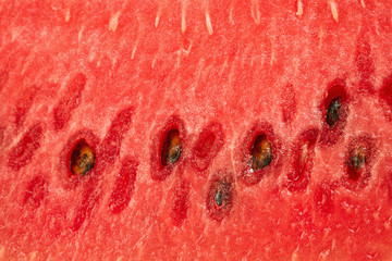 Red texture of sweet watermelon texture background