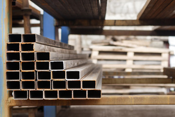 Metal pipes in the building materials market