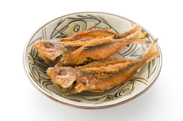 グルクン（タカサゴ）の唐揚げ