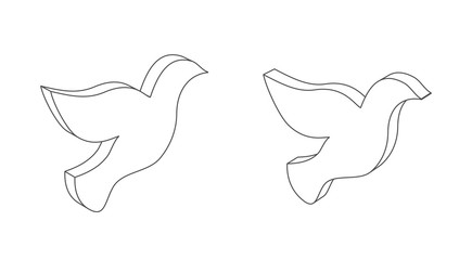 dove pigeon icon