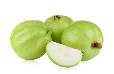 guava fruit isolated on white background