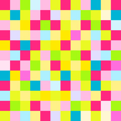 Seamless multicolored pattern. Abstract geometric wallpaper of the surface. Bright colors. Print for polygraphy, posters, t-shirts and textiles