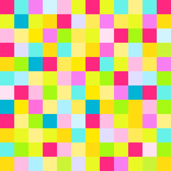 Seamless multicolored pattern. Abstract geometric wallpaper of the surface. Bright colors. Print for polygraphy, posters, t-shirts and textiles