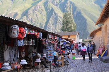 Obraz premium market ollantaytambo