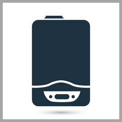 Gas boiler simple icon for web and mobile design