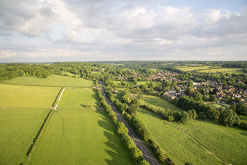 Aerial view of Buckinghamshire Landscape © adfoto