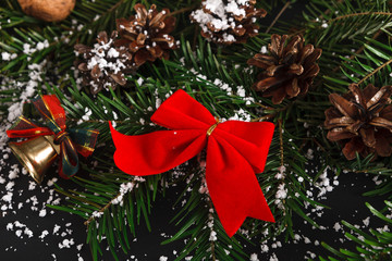 Christmas decoration background, copy space