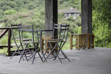 Chair Chairs background mountains ,Left stick