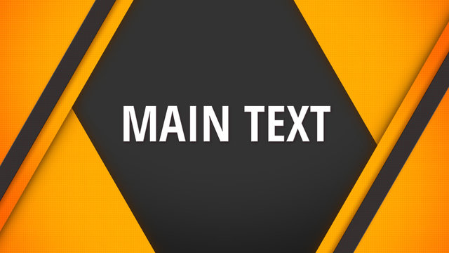 Orange and Gray Title Overlay