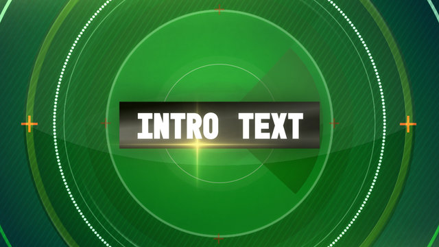 Green Concentric Circles Title